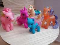 My little pony kucyki 5szt. + 3 małe gratis