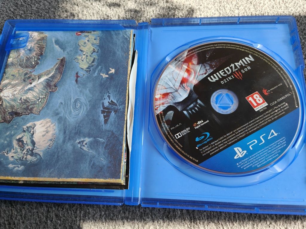 Wiedźmin 3 dziki gon dodatkowa zawartość PS4  PlayStation 4 5