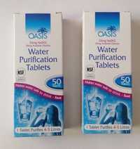 Таблетки Oasis, для обеззараживания воды. (100шт.)