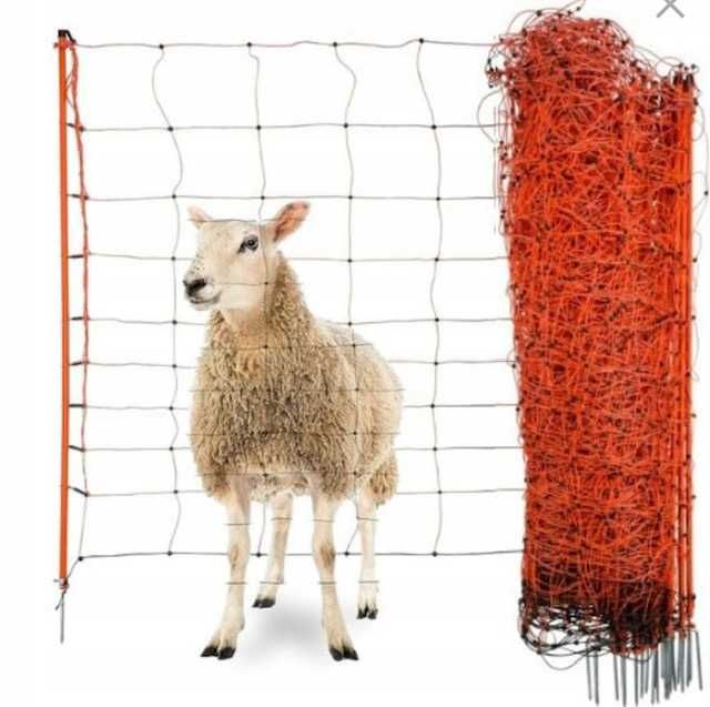 Siatka dla owiec OviNet, 50m, 90 cm, poj. szpic, pomarańczowy, Kerbl