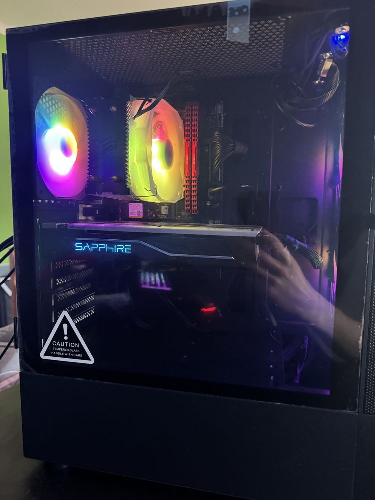 Komputer Gamingowy Intel i3 9100f/ RX 470 4gb/ 16GB RAM / SSD M.2