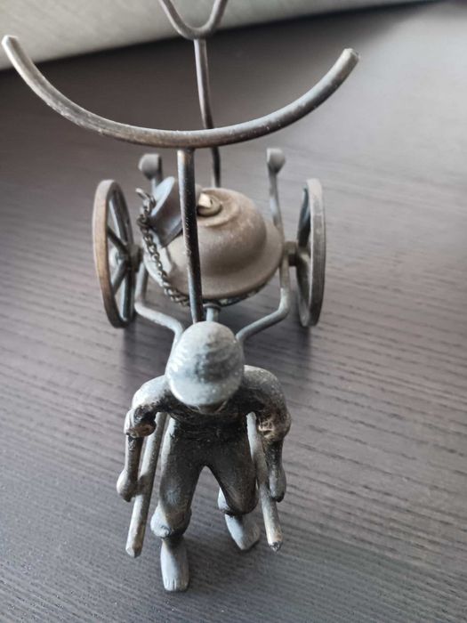 Porta-copos conhaque/brandy/Aguardentes velhas, antigo com lamparina