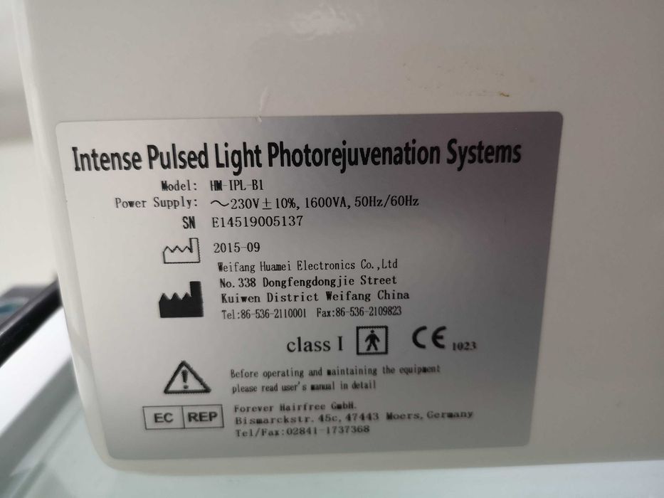 Laser kosmetyczny e-light IPL