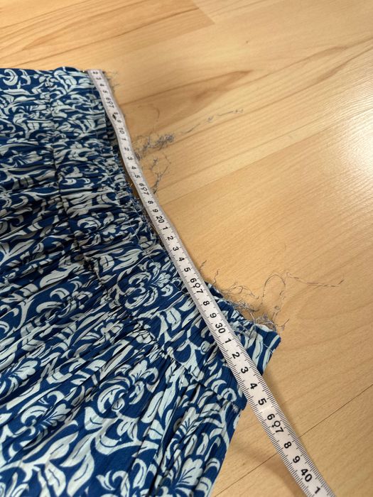 ZARA spodnica boho letnia maxi niebieska