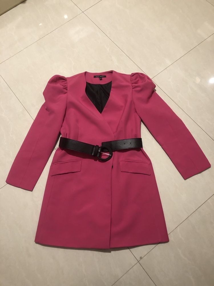Платье пиджак фуксия в стиле Zara Barbie