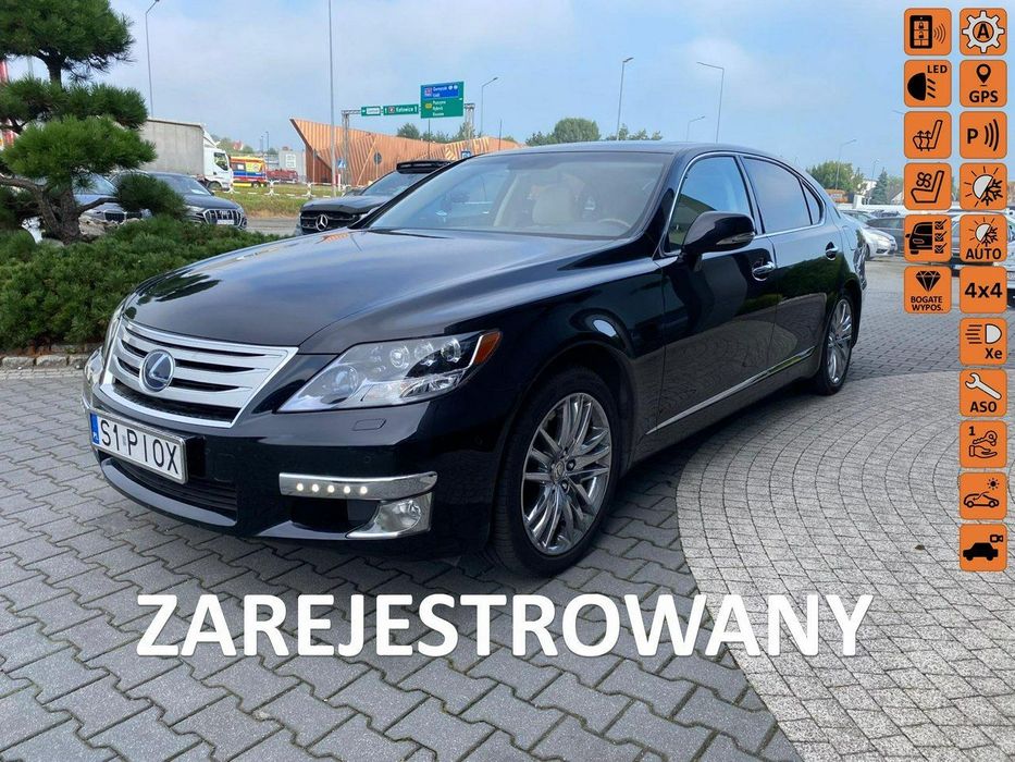 Lexus LS PRESIDENT, szyber, long, hybryda, niski przebieg, TV, podgrz. kier,LPG