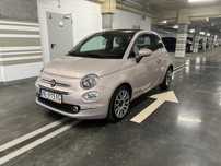 Fiat 500 stan doskonały, polski salon, otwierany szklany dach
