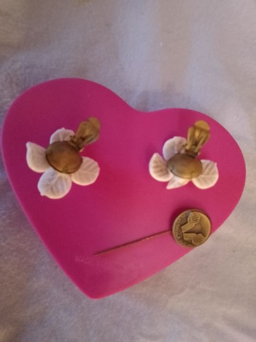 Alfinete Segurança Social Antigo Mae-9E-Brincos Mãe Casamento3EDesde3E