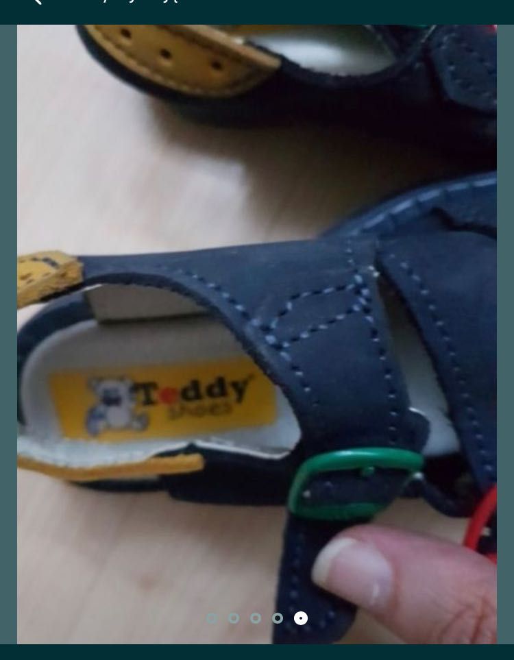 NOWE Sandałki Teddy shoes rozm 23 skórzane