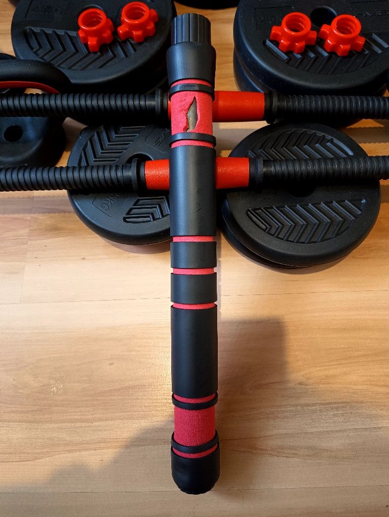 Zestaw hantli HMS SGN140 6w1 (2x20 kg)