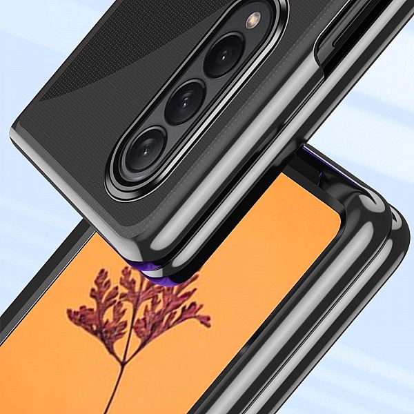 Plating Case etui Samsung Galaxy Z Fold 4 pokrowiec z metaliczną ramką