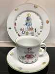 Conjunto de porcelana infantil alemã