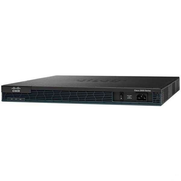 Cisco 2901 w/2 GE,4 EHWIC,2 DSP, 256MB CF,512MB DRAM,IP Base