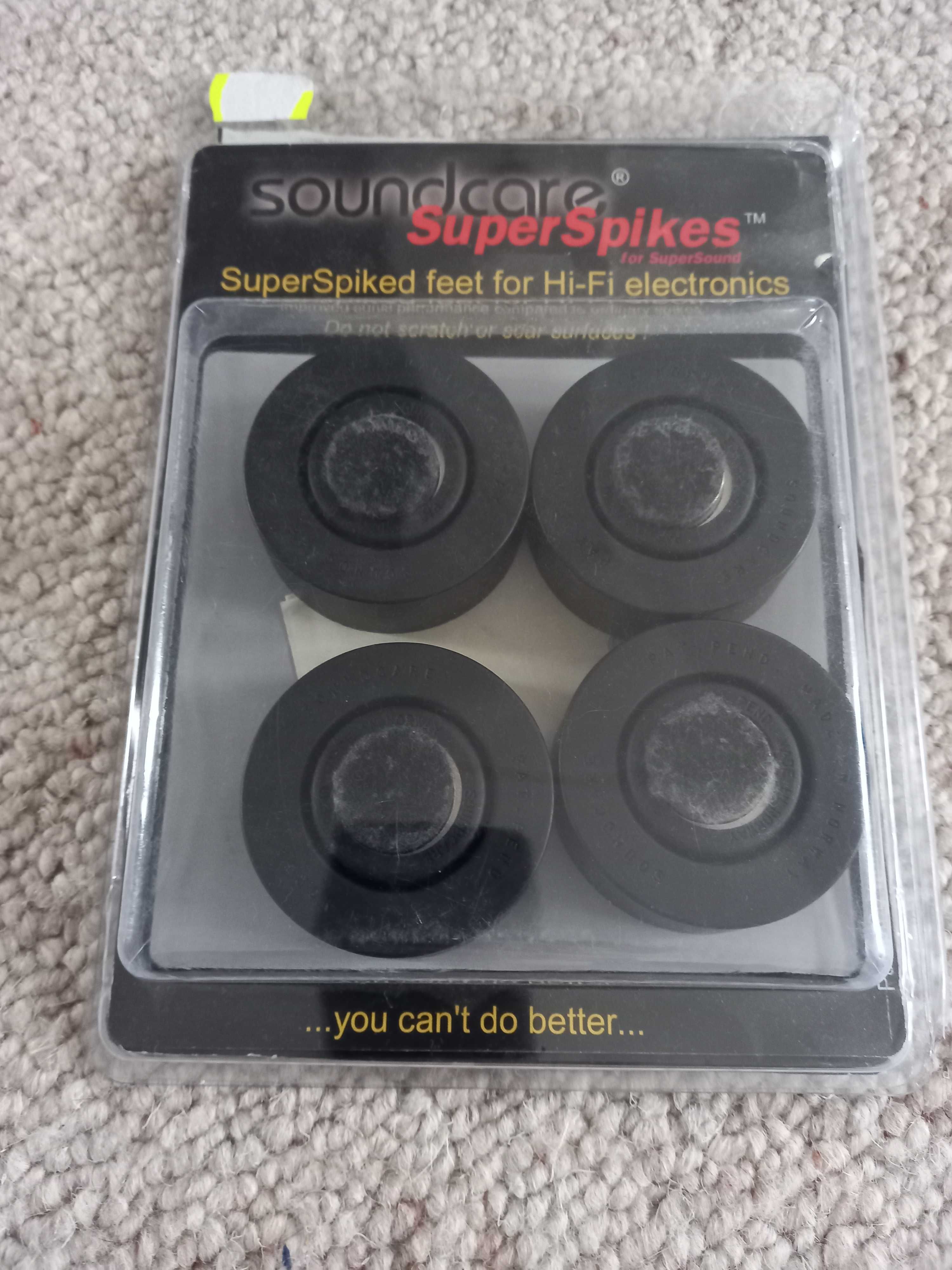 Soundcare SuperSpikes antywibracyjne podkładki audio