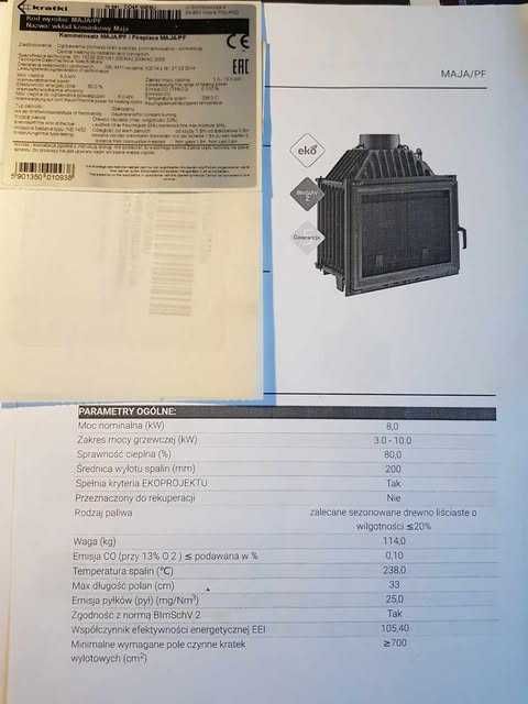 Kominek Maja 8kw
