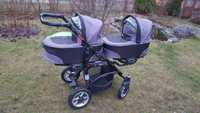 Wózek bliźniaczy 3w1 BabyActive Twinni rok po roku lub dla bliźnaków
