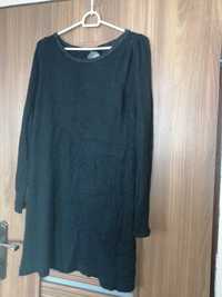 Sukienka czarna z wiskozy H&m M