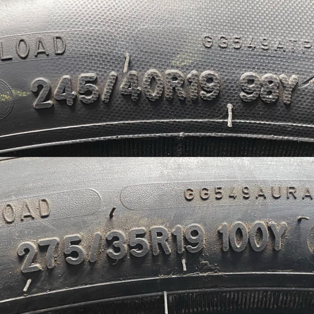 Різноширока літня резина 245/40R19 та 275/35R19 Goodyear SuperSport