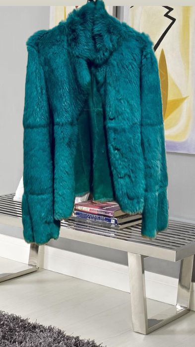 Casaco reversivel pelo e pele