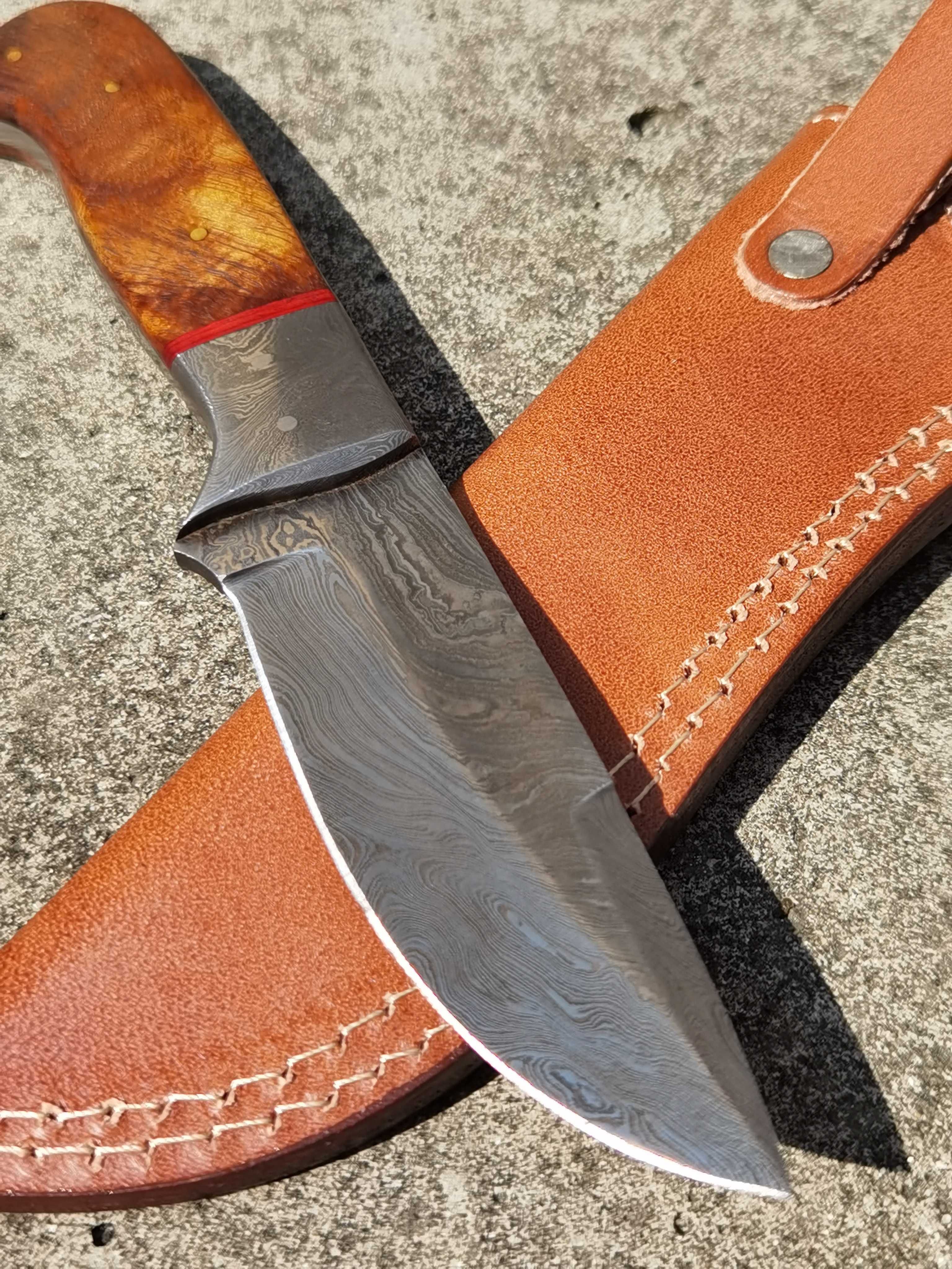 Nóż myśliwski Damast/Custom68/59HRC