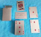 Baralho de cartas com certificado