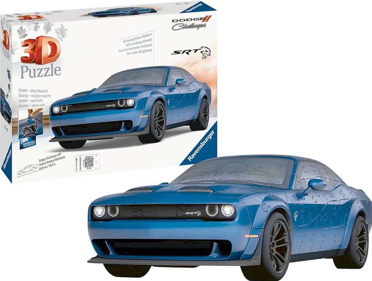 3D Dodge Challenger SRT Hellcat Widebody 108 шт