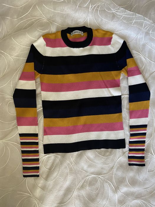 Sweter ZARA w paski S