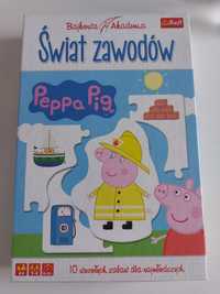 Swinka peppa gra edukacykna puzzle