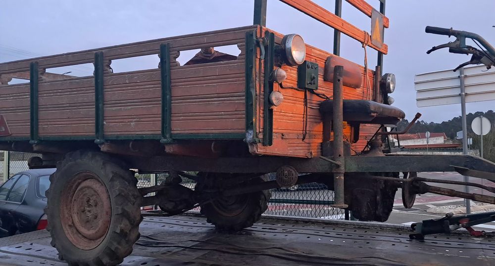 Reboque usado para motocultivador ou trator