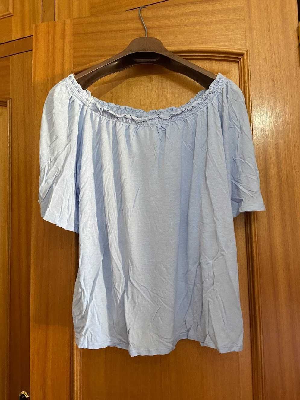 Camisola azul claro da H&M algodão