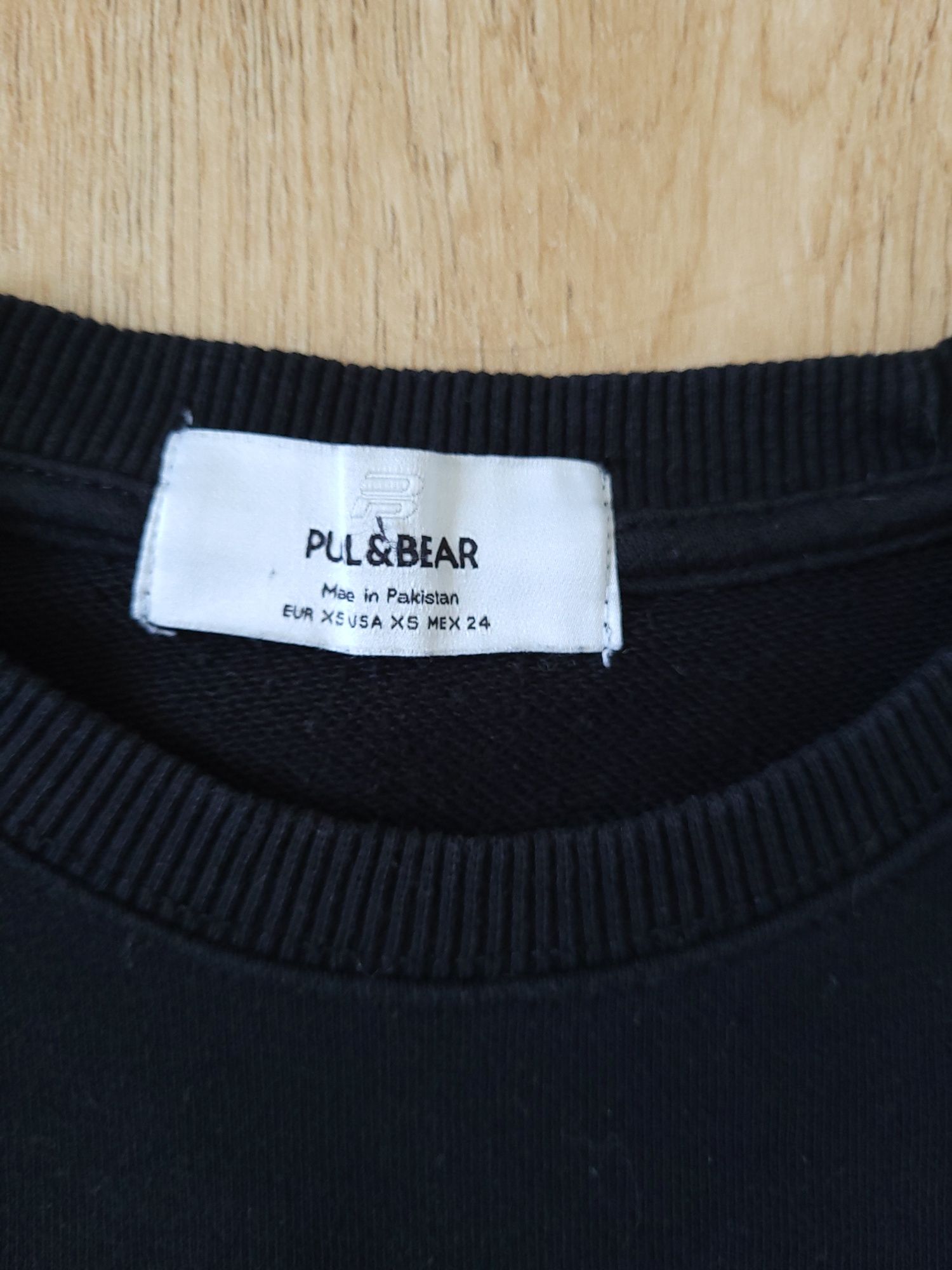 Pull&Bear XS 158/164 bluza krótka bawełna