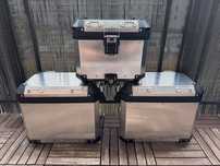 BMW GS oryginalne kufry aluminiowe