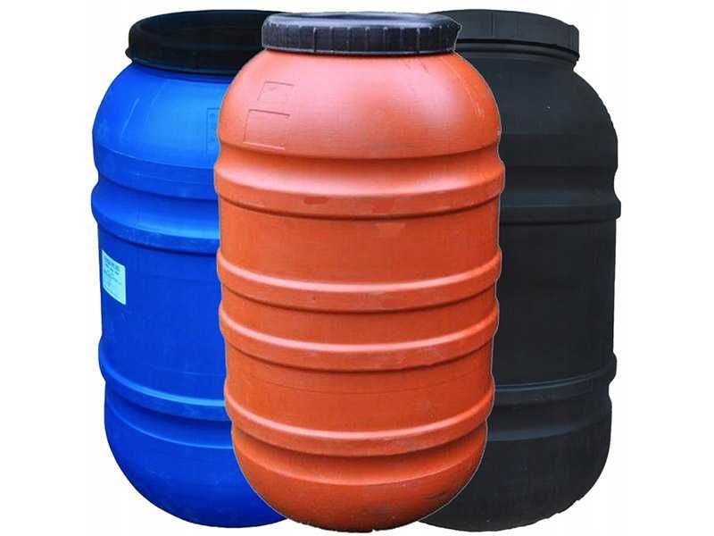 Zbiornik na wodę - Beczka na wodę 220L- DOSTAWA LUB WYSYŁKA KURIEREM