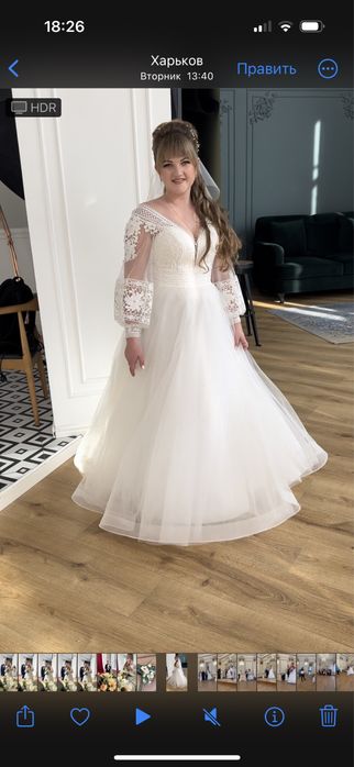Платье свадебное, весільна сукня