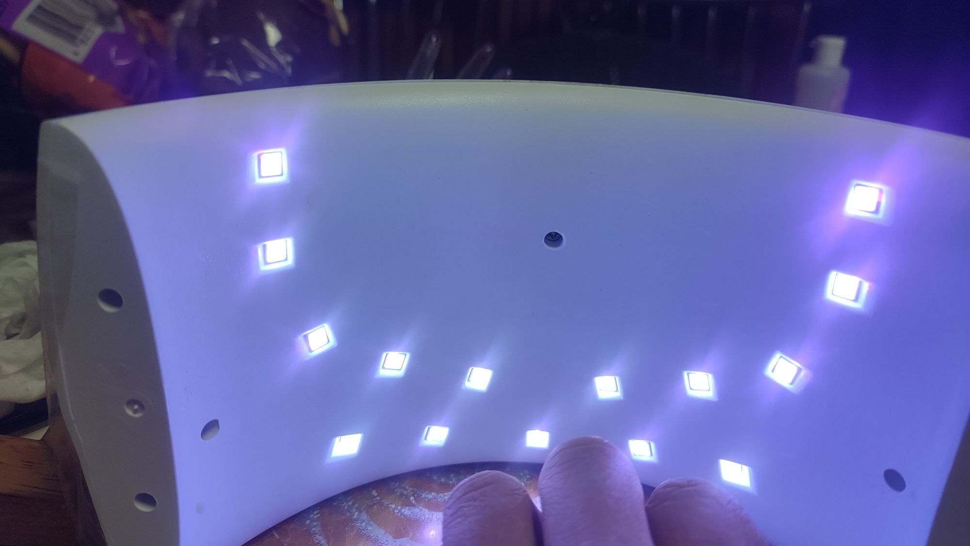 LED + UV лампа для ногтей Sun 9S, лампа для нігтів