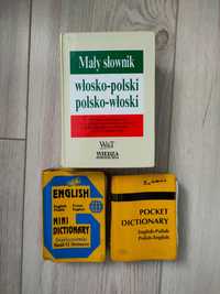 Słownik włosko-polski, gratis angielskie kieszonkowe