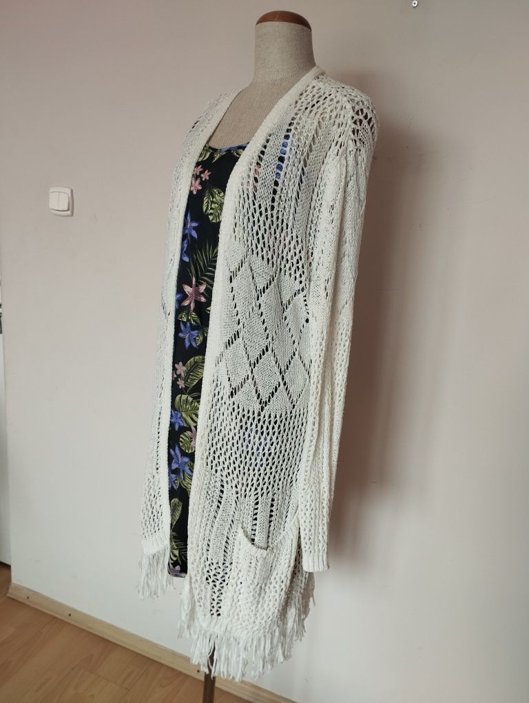 Piękny sweter Boho narzutka uni