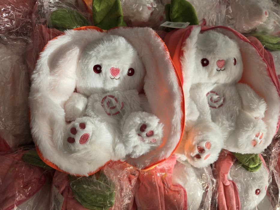 Музична іграшка-нічник Дихаючий Зайчик з мелодіями та світло