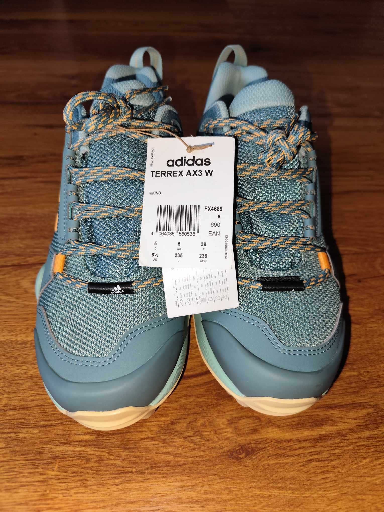 Adidas Terrex FX4689 nr 38 dł.wkł 23.5cm