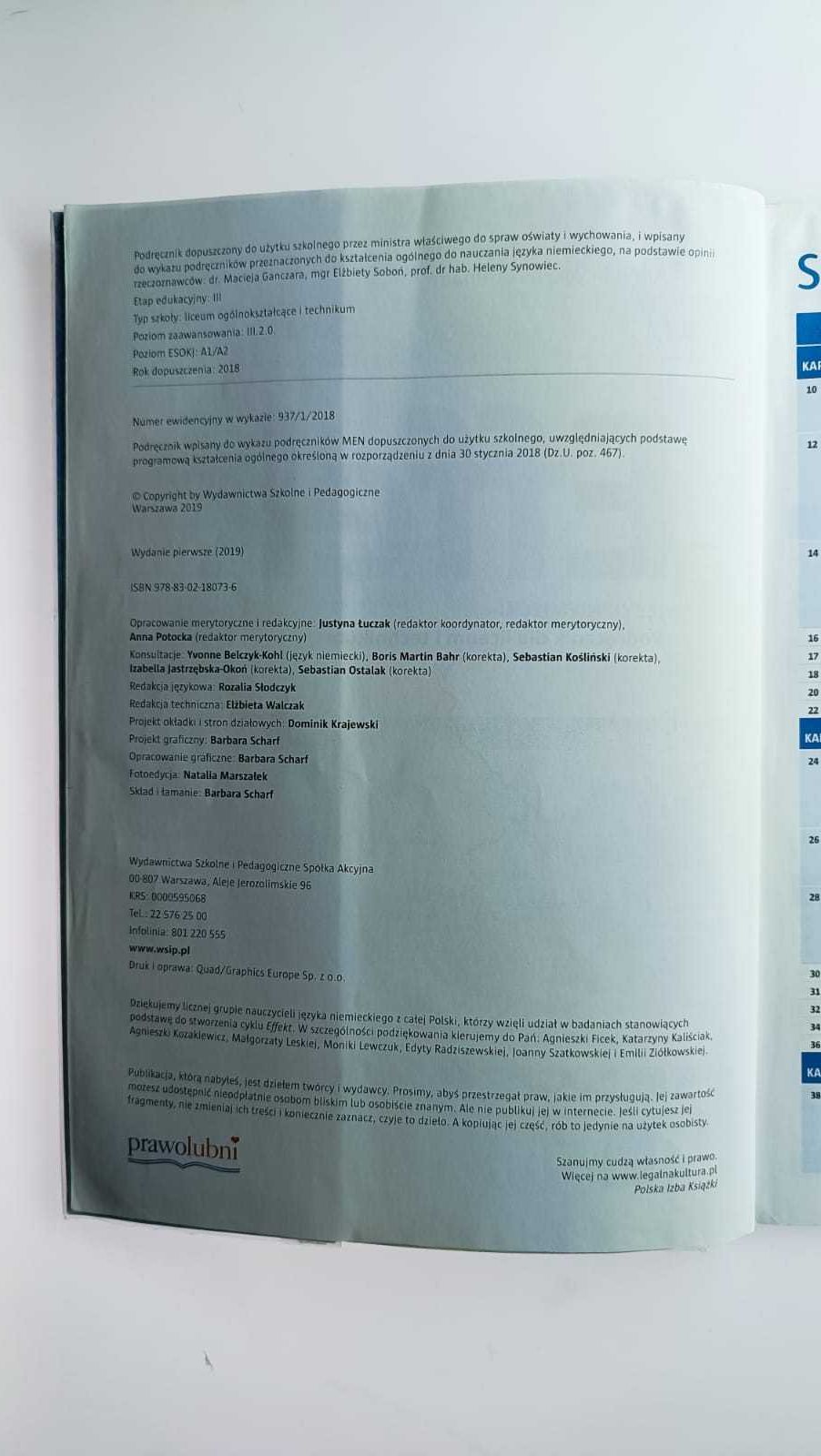 Effekt 1 WSIP podręcznik