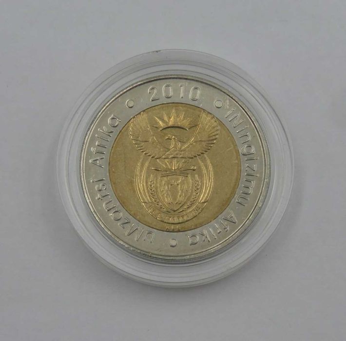 Moeda sul-africana de cinco rands, edição limitada (Reservado)