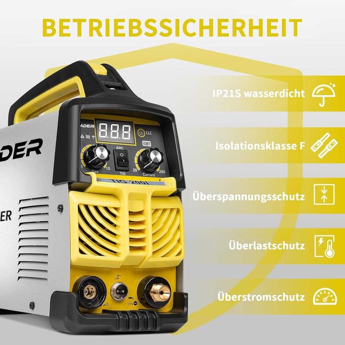 Spawarka TIG200 – 2w1 TIG + MMA