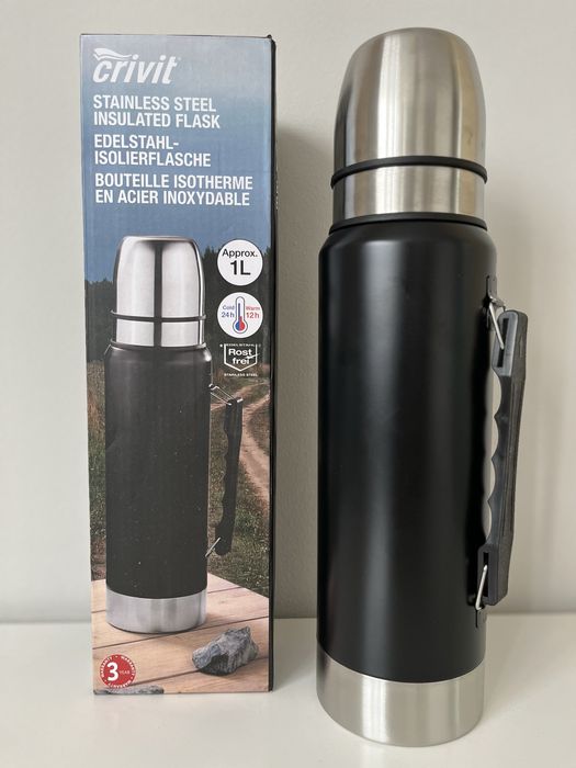 Термос crivit 1 л з нержавіючої сталі