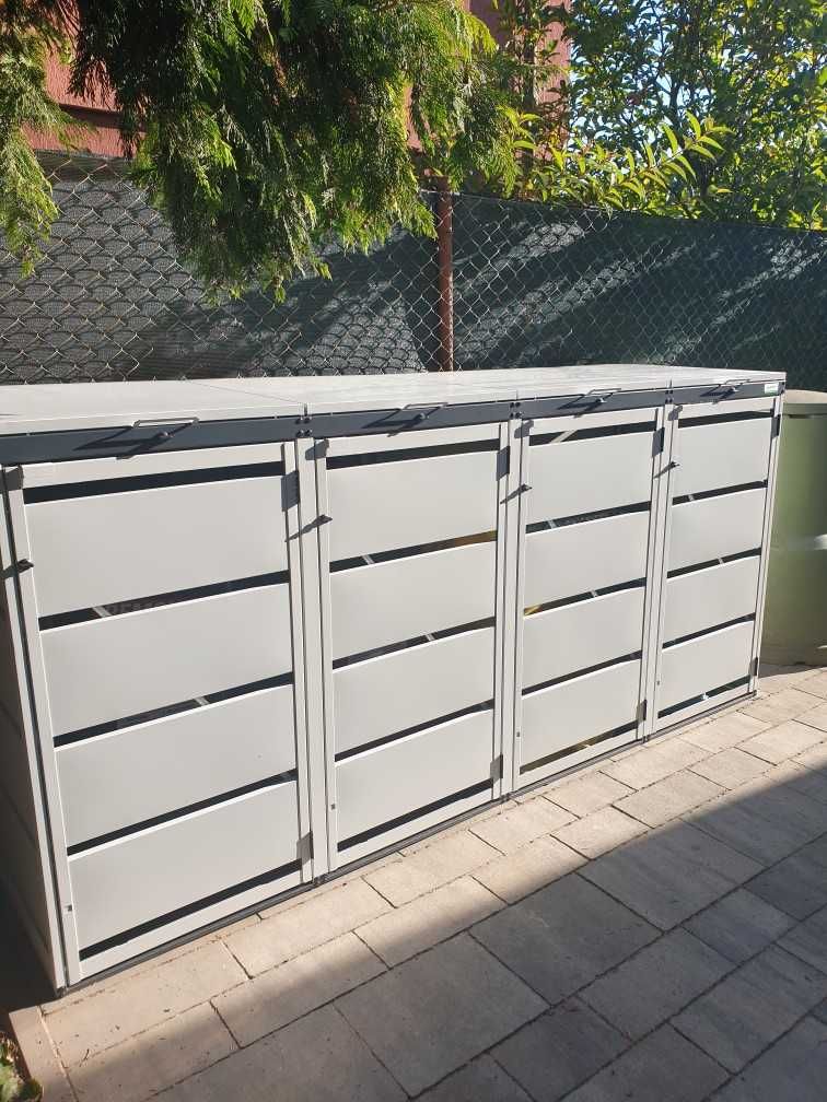 Altana Wiata Śmietnikowa Domek Narzędziowy Ogrodowy Obudowa Koszy