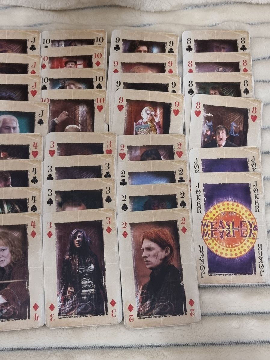 Harry Potter karty do gry firmy Waddingtons of London