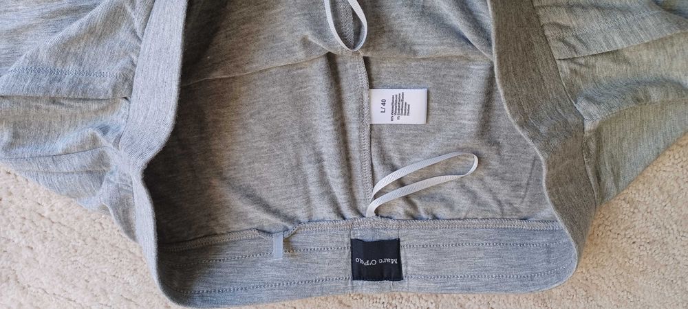 MARC O`POLO spodenki damskie lekkie, miękkie, domowe, szare, rozm L/40