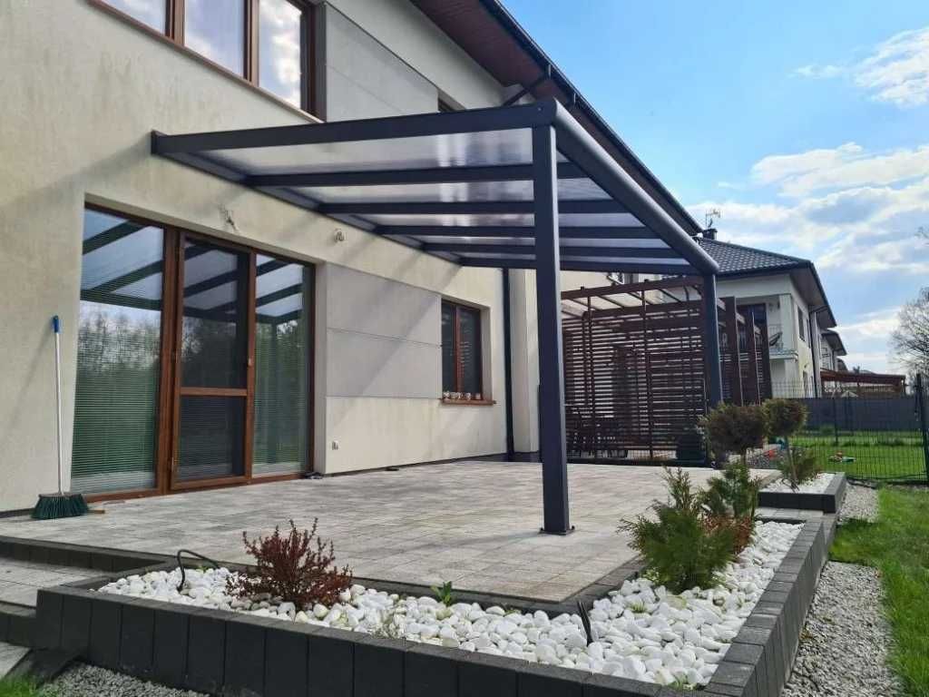 Zadaszenie aluminiowe PRO z dachem poliwęglanowym 300x306 cm