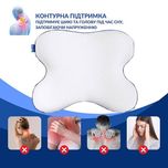 Ортопедична подушка з ефектом пам'яті. Метелик. Фабрика IDEIA.