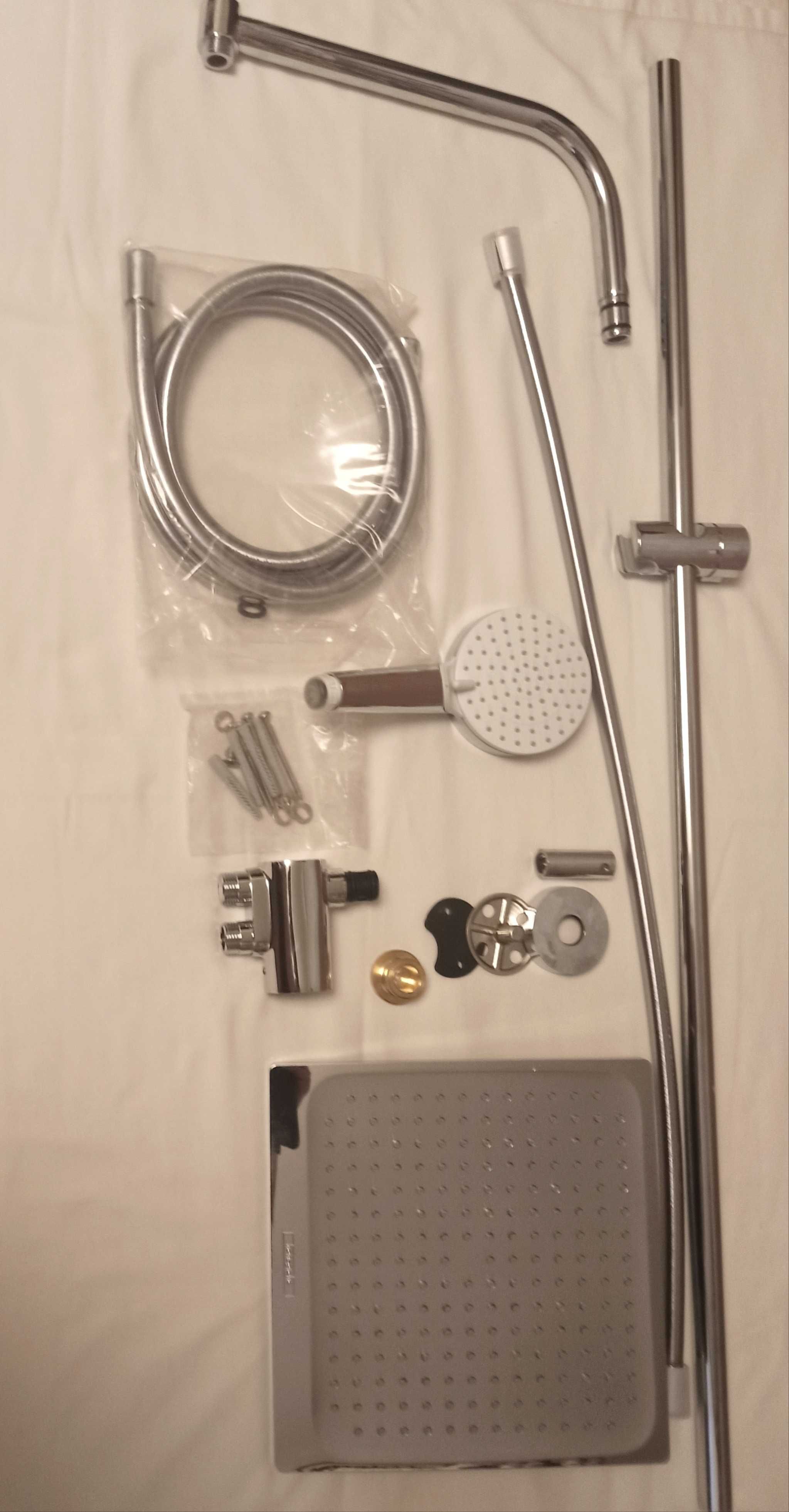 hansgrohe Crometta E 240 1jet Showerpipe Reno, EcoSmart chrom