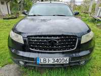 Infiniti fx35 uszkodzony silnik